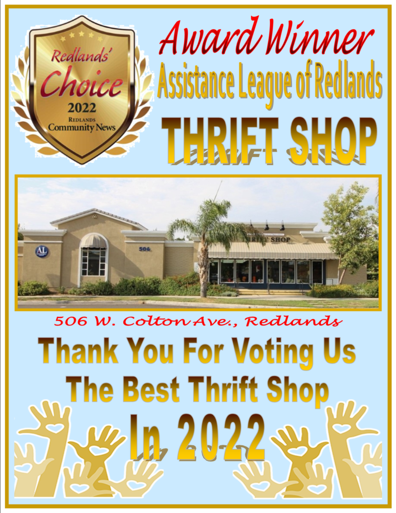 Thrift Shop  Assistance League – San Luis Obispo County
